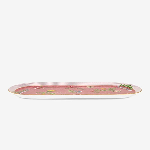 Pembe Porselen Servis Tabağı 33 Cm La Majorelle Collection by Pip Studio