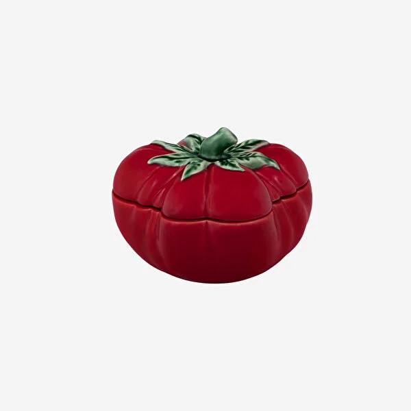 Kırmızı Seramik Saklama Kabı 16 Cm Tomato Collection by