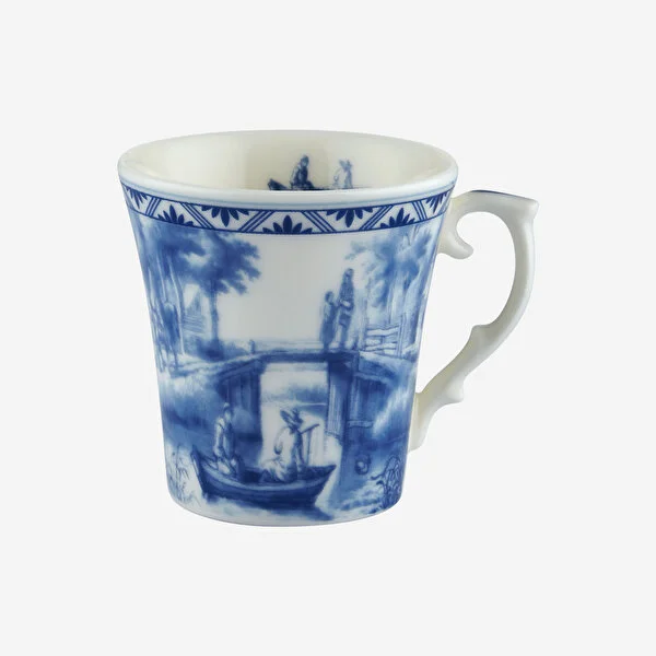 Mavi Porselen Kahve Fincan Seti 90 Ml Romance Collection by Chiara Alessi