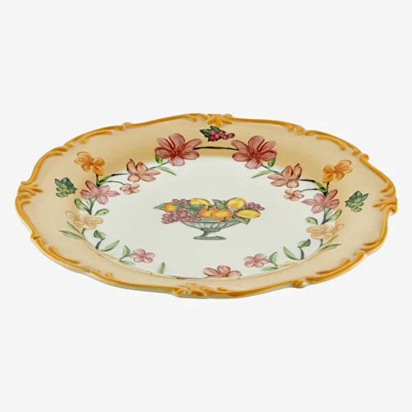 Turuncu Seramik Yemek Tabağı 26,5 Cm Il Sogno Collection by Chiara Alessi