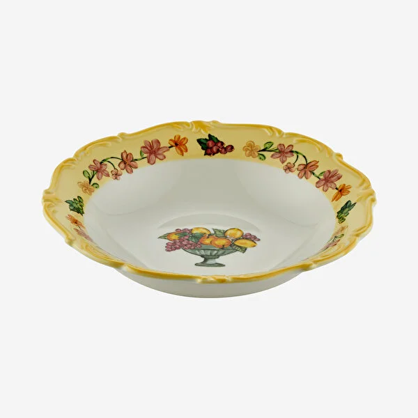 Sarı Seramik Çukur Tabak 21,5 Cm Il Sogno Collection by Chiara Alessi