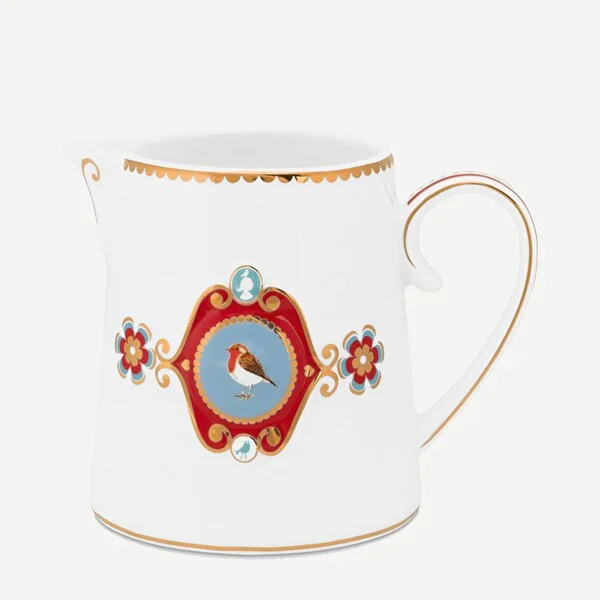 Beyaz Porselen Sütlük 270 Ml Love Birds Collection by Pip Studio