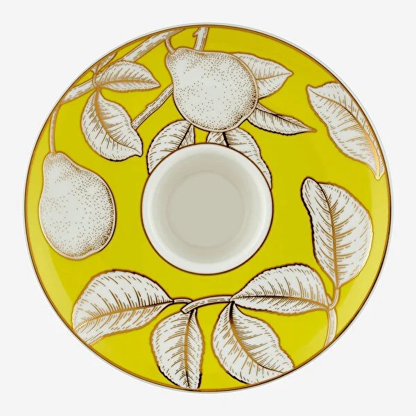 Sarı Porselen Kahve Fincan Seti 100 Ml Ravello Collection by Chiara Alessi