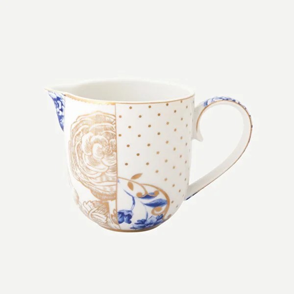 Mavi Beyaz Porselen Sütlük 260 Ml Royal White Collection by Pip Studio