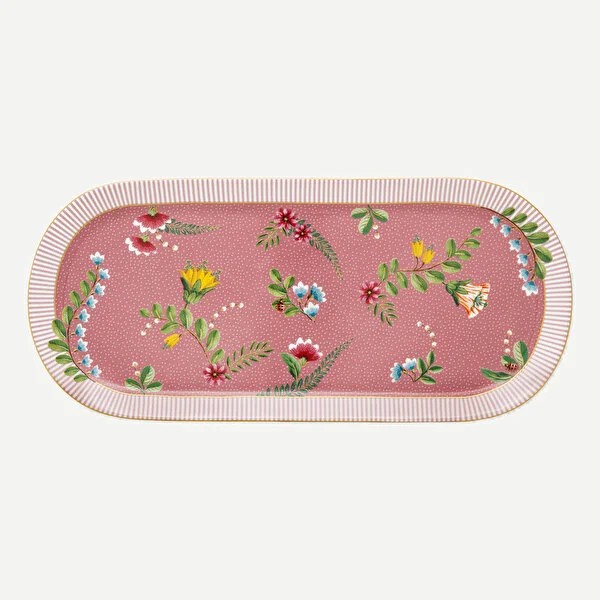 Pembe Porselen Servis Tabağı 33 Cm La Majorelle Collection by Pip Studio