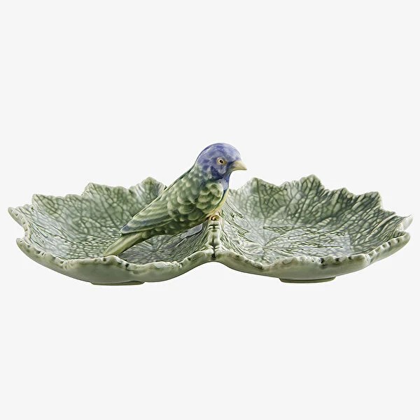Yeşil Seramik Servis Tabağı 22 Cm Geranium Collection by