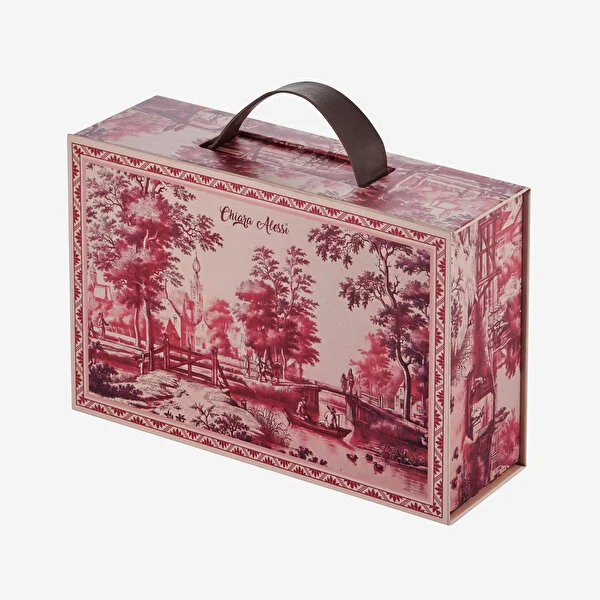 Kırmızı Porselen Kahve Fincan Seti 90 Ml Romance Collection by Chiara Alessi