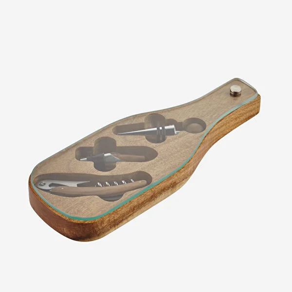 Kahverengi Bambu Tirbuşon Acacia Elegance Collection by Chiara Alessi