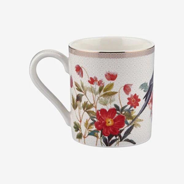 Beyaz Porselen Kahve Fincan Seti 90 Ml Butterfly Walley Collection by Chiara Alessi