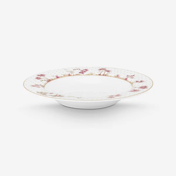 Beyaz Porselen Çukur Tabak 21,5 Cm Jolie Collection by Pip Studio