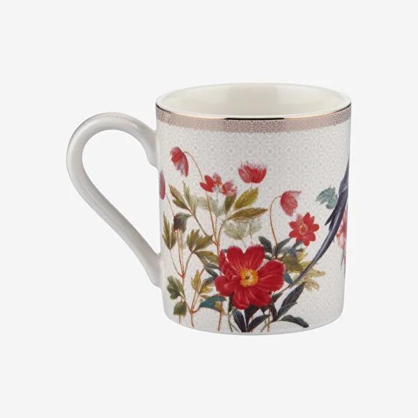 Lacivert Beyaz Porselen Kahve Fincan Seti 90 Ml Butterfly Walley Collection by Chiara Alessi