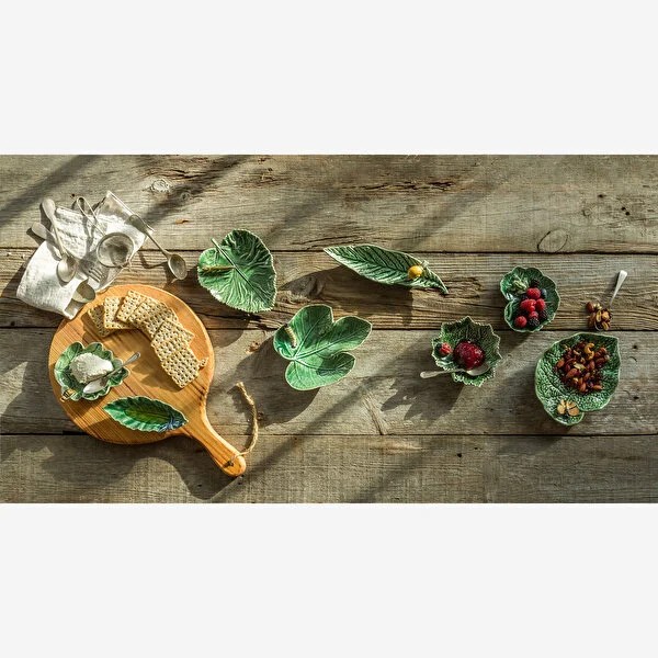 Yeşil Seramik Servis Tabağı 25 Cm Cabbage Collection by