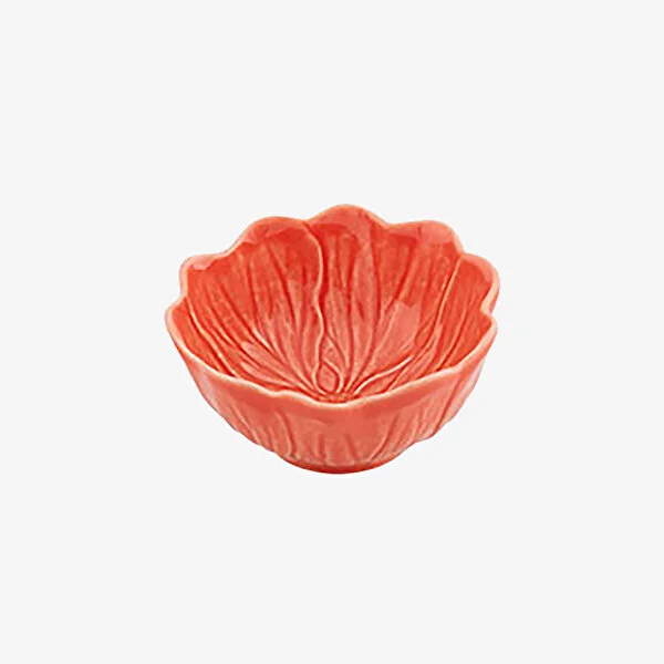 Turuncu Seramik Servis Kasesi 12 Cm Flora Collection by Bordallo Pinheiro