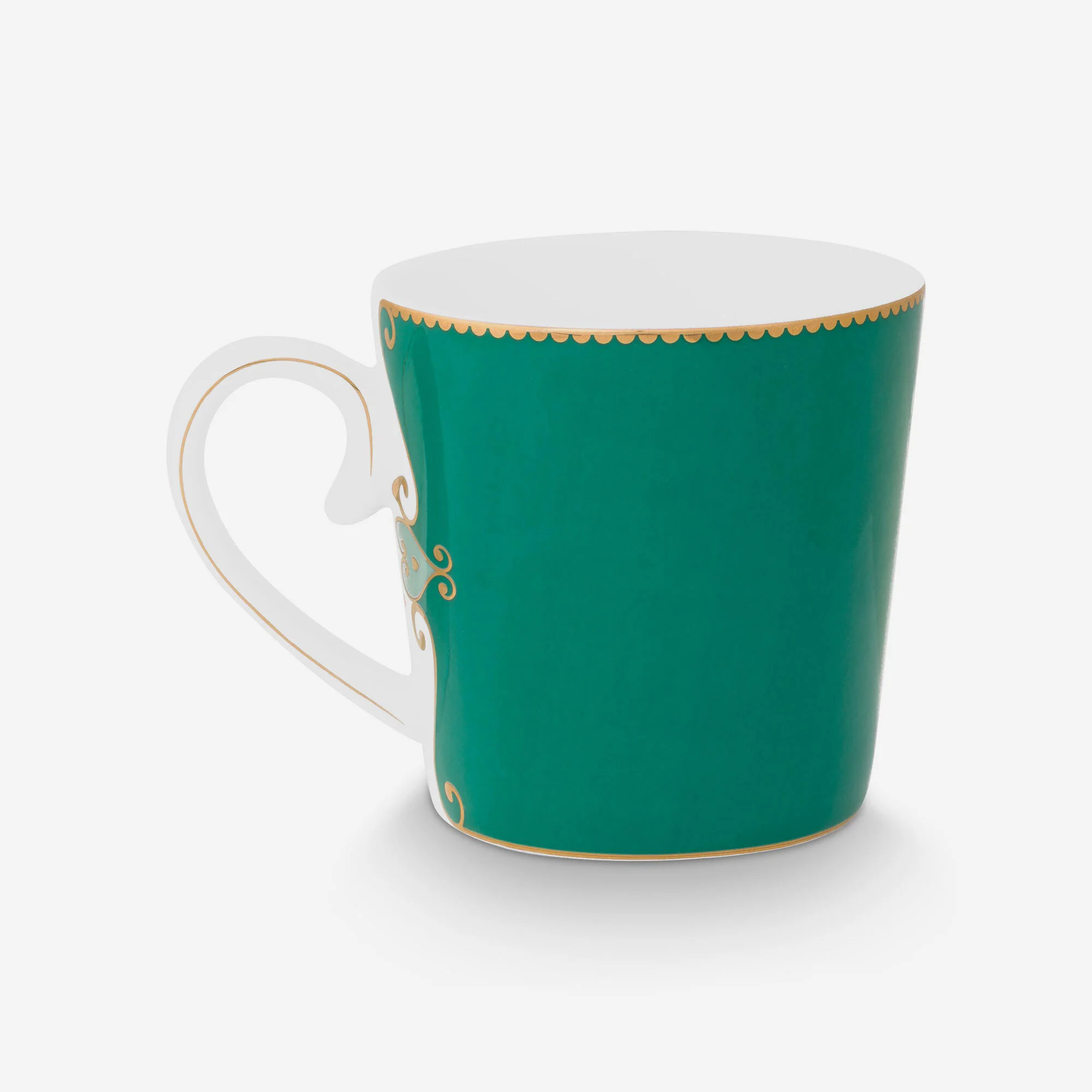 Yeşil Porselen Kupa 250 Ml Love Birds Collection by Pip Studio