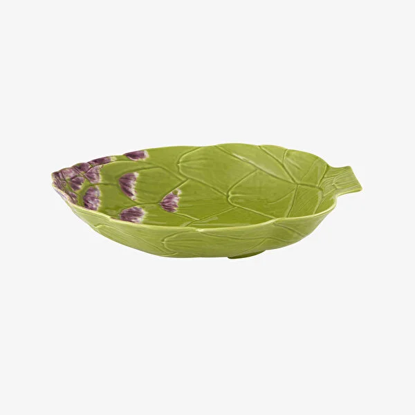 Yeşil Seramik Servis Kasesi 35,5 Cm Artichoke Collection by Bordallo Pinheiro