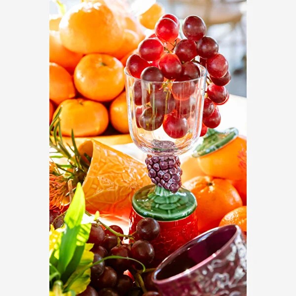 Şeffaf Cam Kadeh 350 Ml Carmen Collection by Bordallo Pinheiro