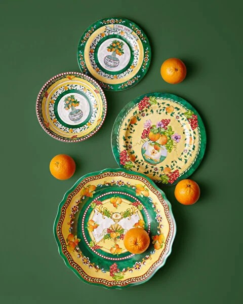 Yeşil Melamin Servis Kasesi 35 Cm Carpe Diem Collection by Chiara Alessi