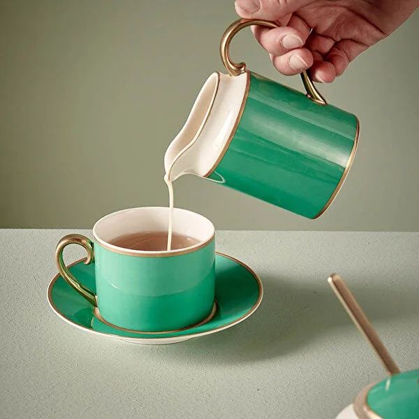 Yeşil Porselen Çay Fincanı 220 Ml Chique Collection by Pip Studio