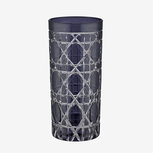 Siyah Cam Su Bardağı 485 Ml Gloria Collection by Chiara Alessi