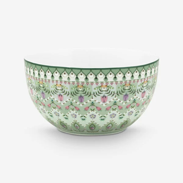 Yeşil Porselen Kase 12 Cm Lily & Lotus Collection by Pip Studio