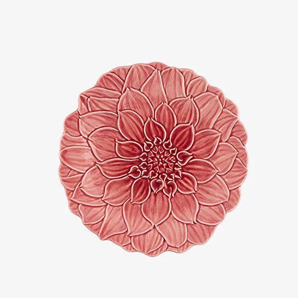 Pembe Seramik Kahvaltı Tabağı 22 Cm Maria Flor Collection by Bordallo Pinheiro