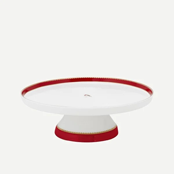 Beyaz Porselen Kek Standı 24 Cm Love Birds Collection by Pip Studio