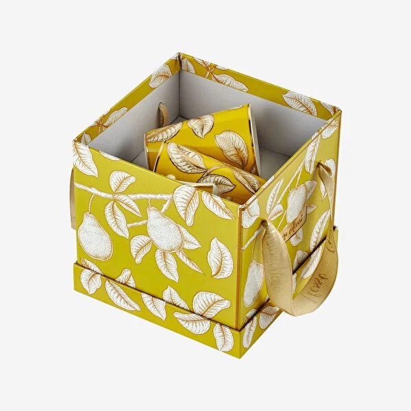 Sarı Porselen Kahve Fincan Seti 100 Ml Ravello Collection by Chiara Alessi