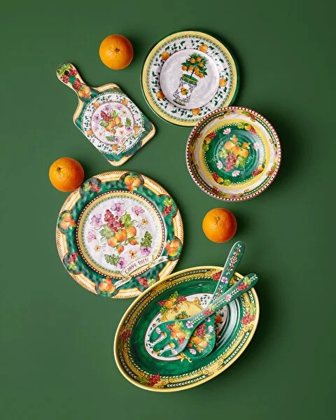 Sarı Melamin Kahvaltı Tabağı 21,5 Cm Carpe Diem Collection by Chiara Alessi