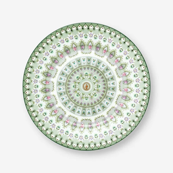 Yeşil Porselen Pasta Tabağı 17 Cm Lily & Lotus Collection by Pip Studio
