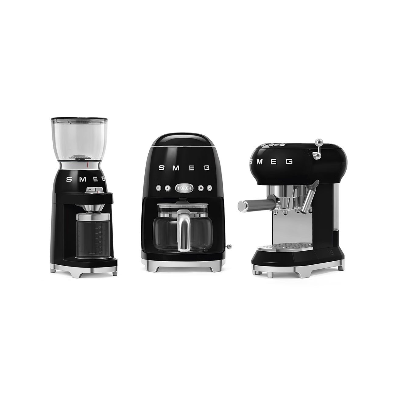 SMEG Siyah Espresso Kahve Makinası