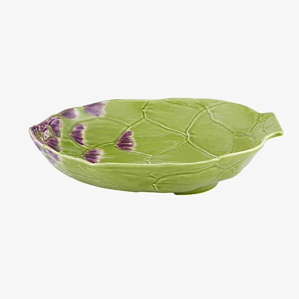Yeşil Seramik Servis Kasesi 28 Cm Artichoke Collection by Bordallo Pinheiro