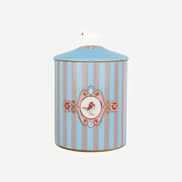 Mavi Haki Porselen Saklama Kutusu 1300 Ml Love Birds Collection by Pip Studio