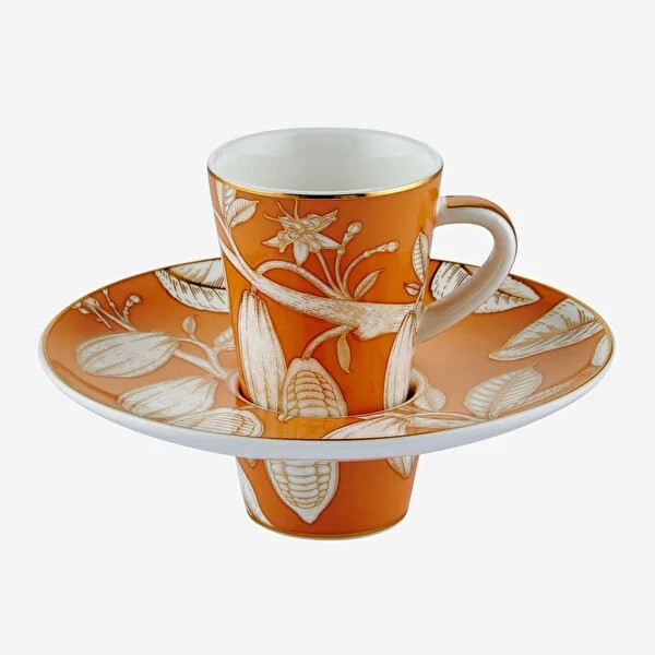 Terrakota Porselen Kahve Fincan Seti 100 Ml Ravello Collection by Chiara Alessi