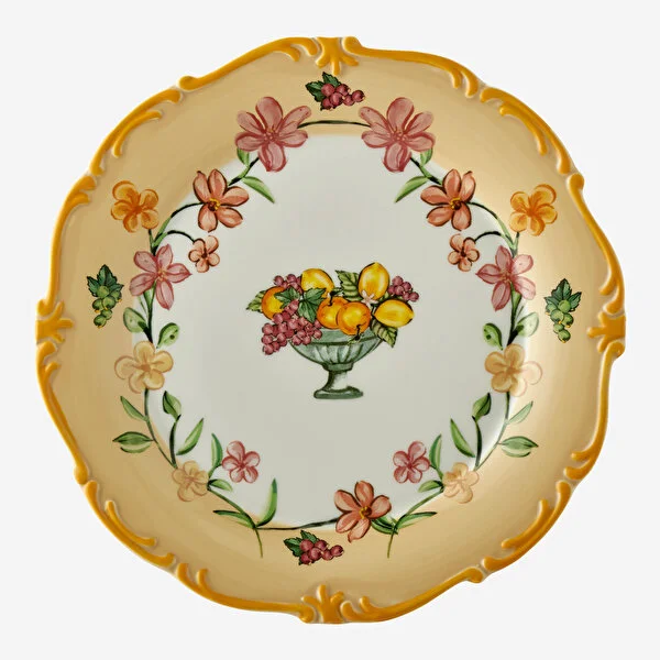 Turuncu Seramik Yemek Tabağı 26,5 Cm Il Sogno Collection by Chiara Alessi