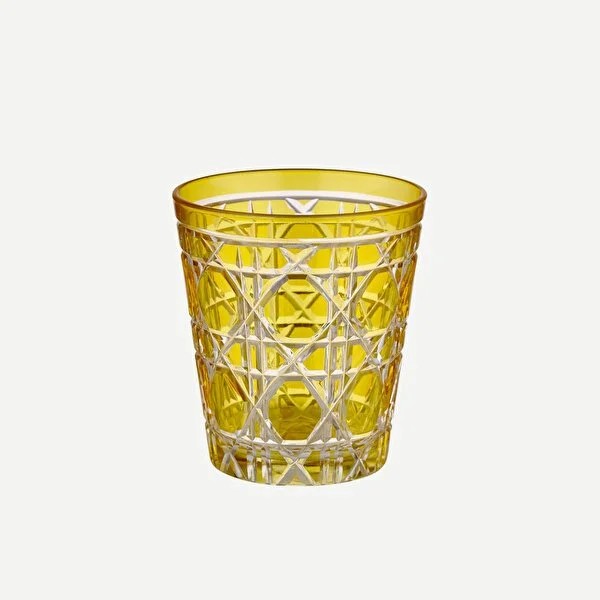 Sarı Cam Su Bardağı 345 Ml Gloria Collection by Chiara Alessi