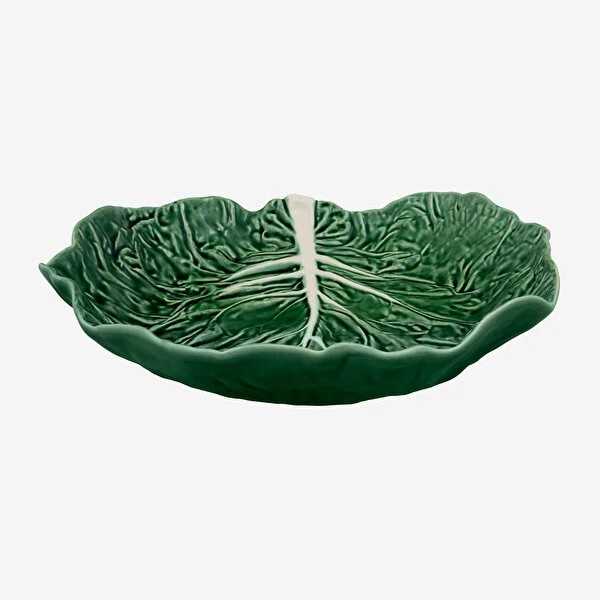Yeşil Seramik Servis Kasesi 32,5 Cm Cabbage Collection by Bordallo Pinheiro