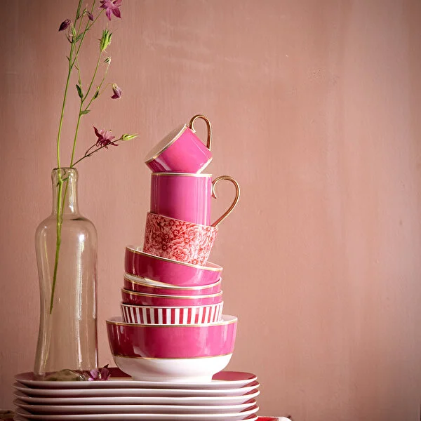 Pembe Porselen Çay Fincanı 220 Ml Chique Collection by Pip Studio