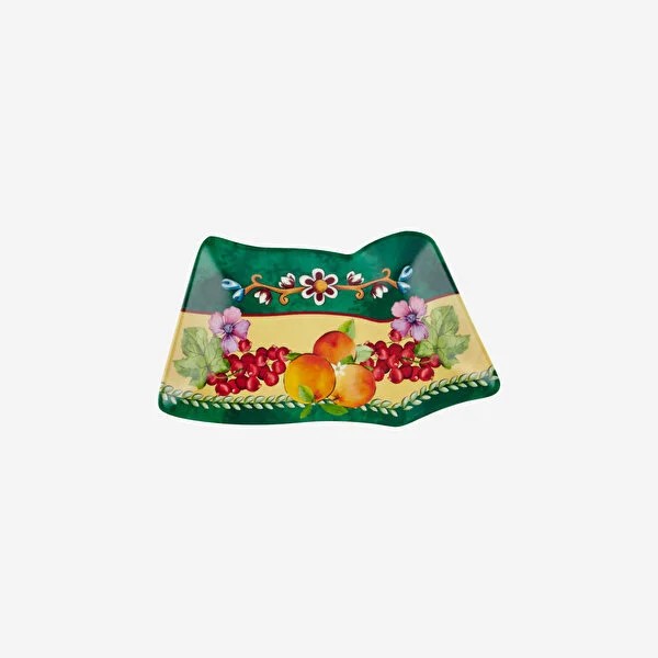Yeşil Melamin Meze Tabağı 7 Parça Carpe Diem Collection by Chiara Alessi
