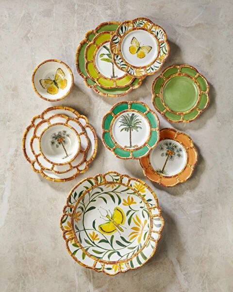 Beyaz Melamin Kase 15 Cm Bambu Collection by Chiara Alessi