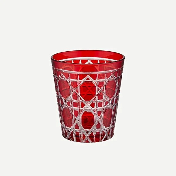 Kırmızı Cam Su Bardağı 345 Ml Gloria Collection by Chiara Alessi