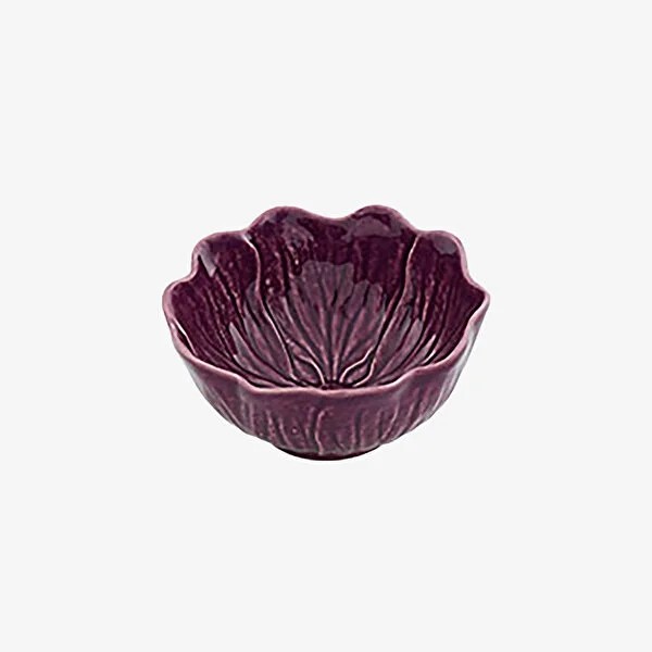 Mor Seramik Servis Kasesi 12 Cm Flora Collection by Bordallo Pinheiro
