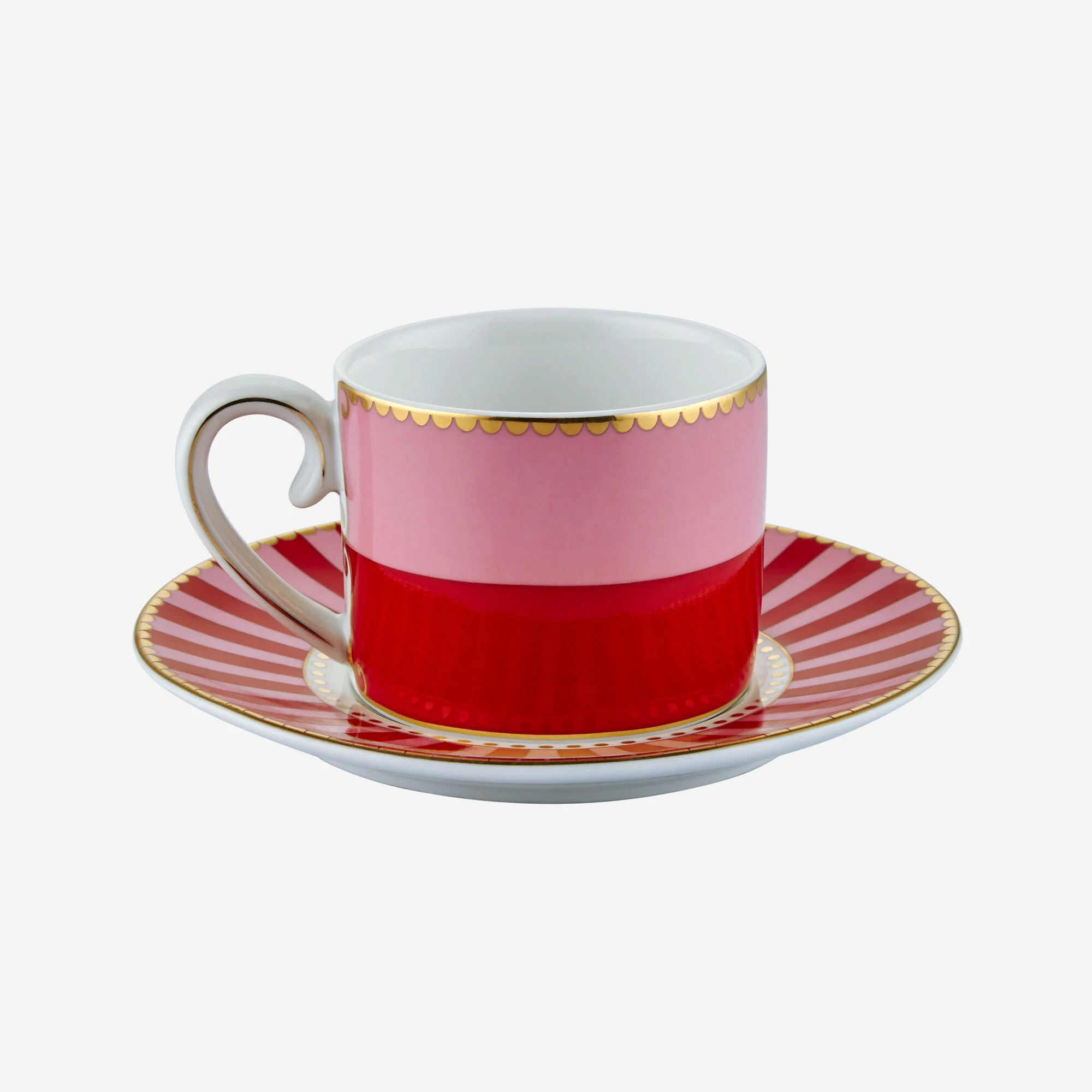 Kırmızı Porselen Kahve Fincanı 90 Ml Love Birds Collection by Pip Studio