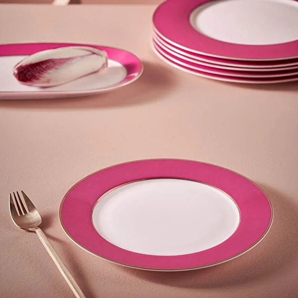 Pembe Porselen Kahvaltı Tabağı 23 Cm Chique Collection by Pip Studio