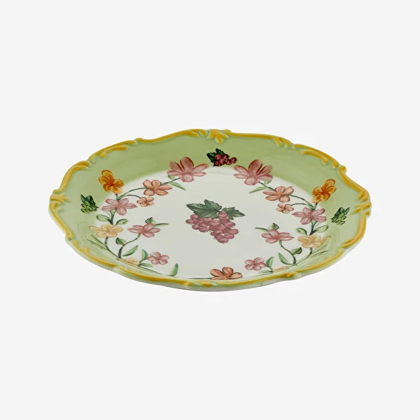 Yeşil Seramik Kahvaltı Tabağı 21 Cm Il Sogno Collection by Chiara Alessi