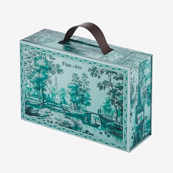Yeşil Porselen Kahve Fincan Seti 90 Ml Romance Collection by Chiara Alessi
