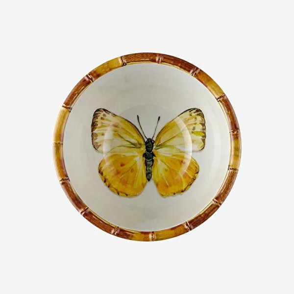 Beyaz Melamin Kase 15 Cm Bambu Collection by Chiara Alessi