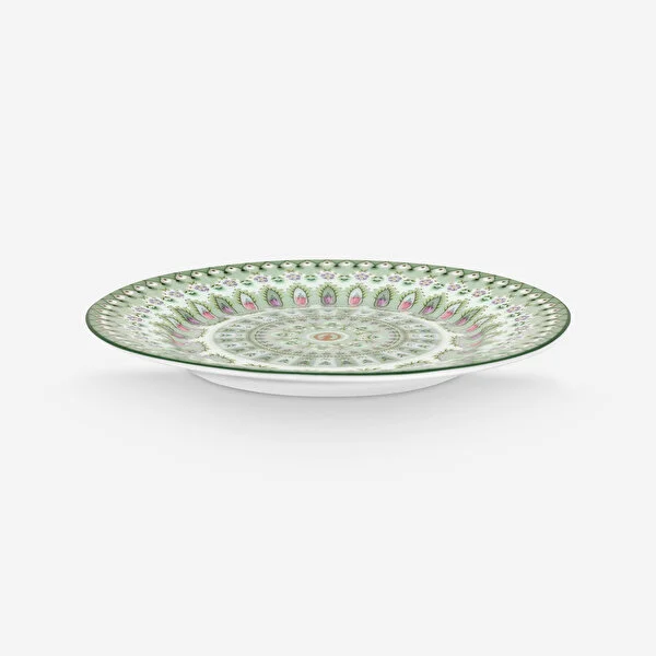 Yeşil Porselen Pasta Tabağı 17 Cm Lily & Lotus Collection by Pip Studio