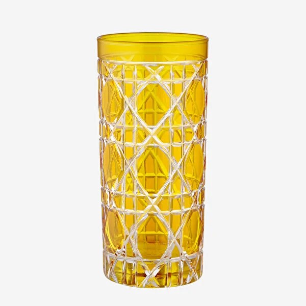 Sarı Cam Su Bardağı 485 Ml Gloria Collection by Chiara Alessi