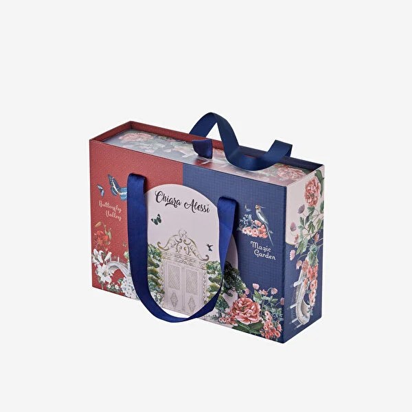 Beyaz Porselen Kahve Fincan Seti 90 Ml Butterfly Walley Collection by Chiara Alessi