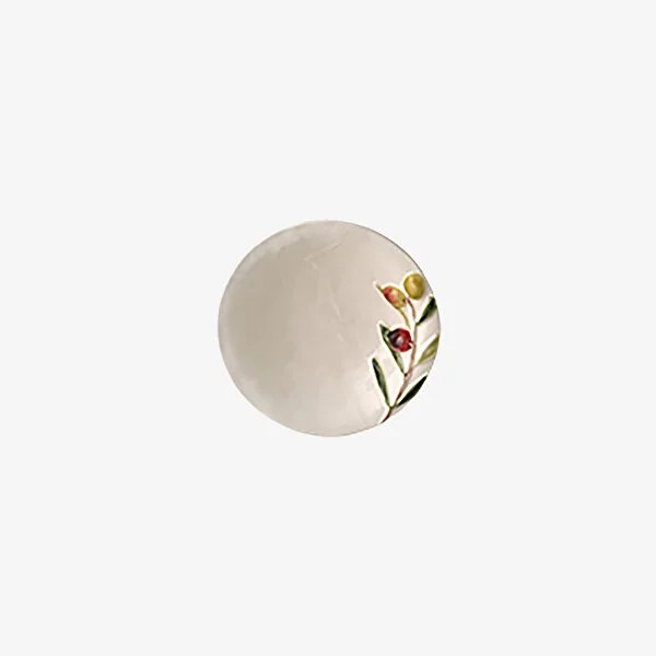 Beyaz Seramik Servis Kasesi 12,5 Cm Olival Collection by Bordallo Pinheiro